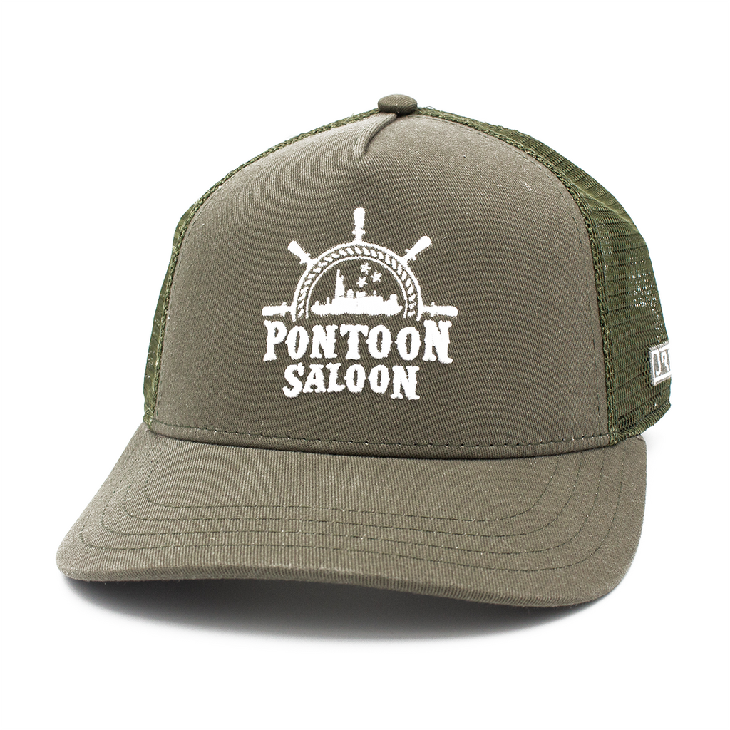 Medium Crown Trucker Hat.